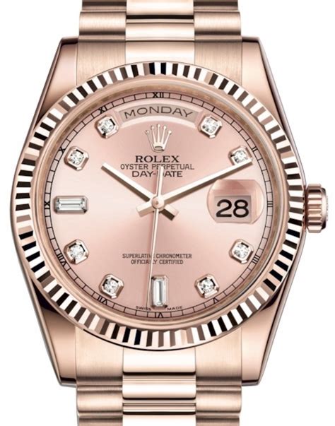 rolex day date 36 rose style men|rolex day date 36 cost.